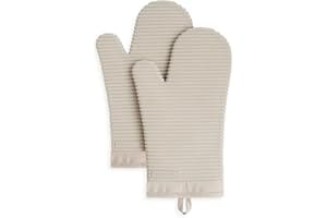 Kitchenaid Ribbed Soft Silicone Oven Mitt 2 Pack Set 7 5 X13