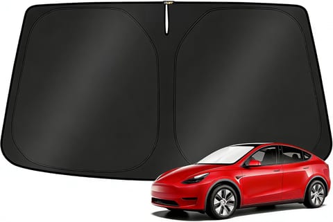 KUST Windshield Sun Shade for 2017-2026 Tesla Model Y/Model 3