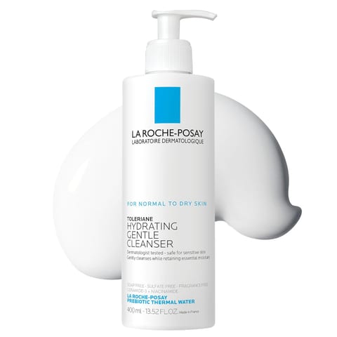La Roche-Posay Toleriane Hydrating Gentle Facial Cleanser, with