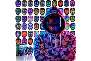 LED Mask Face-Transforming Light up Mask Cool Gifts for Boys
