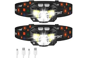 LHKNL Headlamp Flashlight, Lumen Bright Head Lamps LED Rechargeable