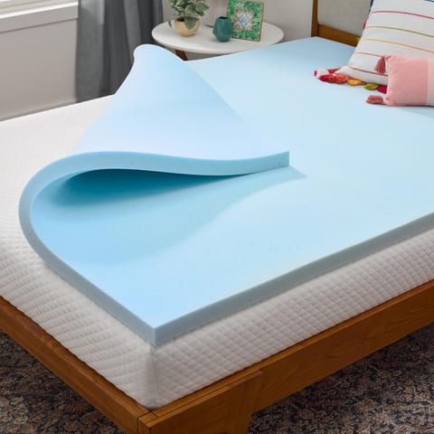 Linenspa Memory Foam Mattress Topper, Twin XL Size - 2 Inch Gel