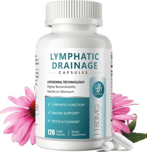 Lymphatic Drainage Supplements for Bloat Support & Fluid Retention