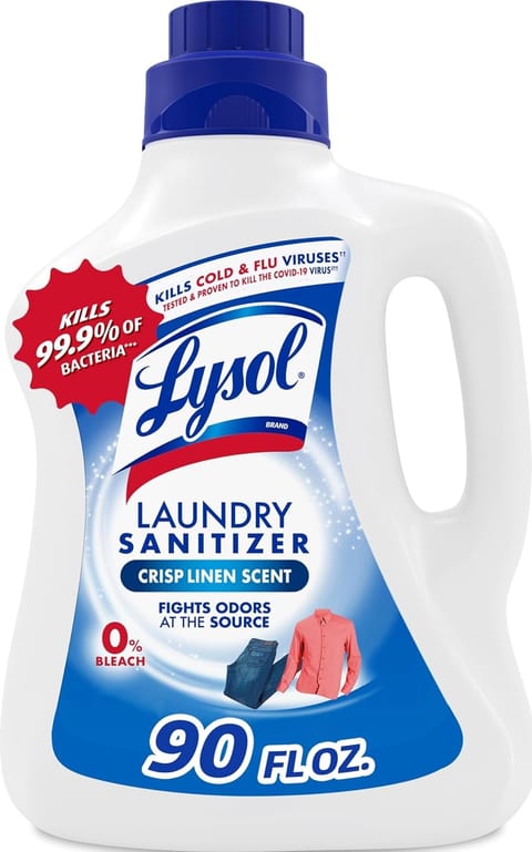 Lysol Laundry Sanitizer Additive, Bacteria-Causing Laundry Odor