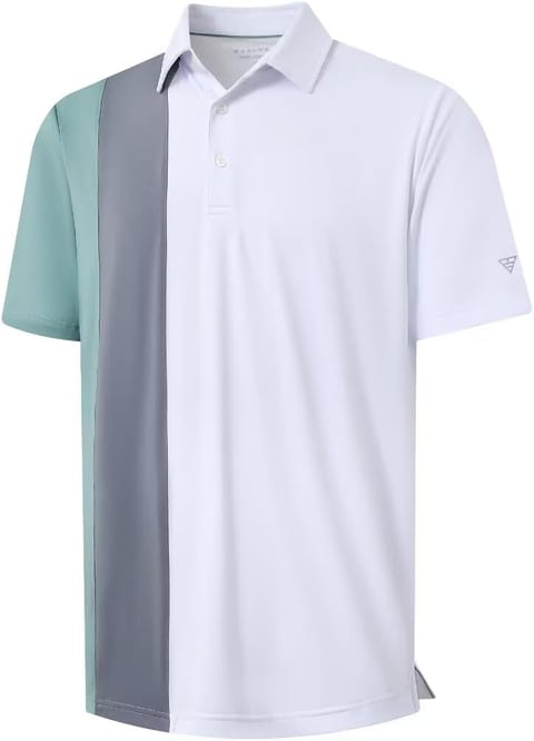 M MAELREG Mens Golf Polo Shirts Short Sleeve Dry Fit Casual