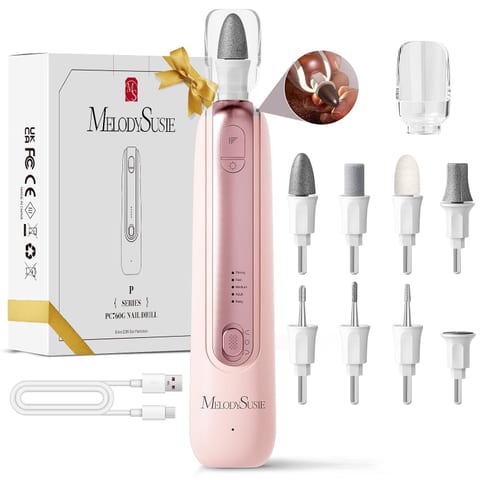 MelodySusie Anti-Dust Pedicure Nail Drill PC760G for Thick Toenail