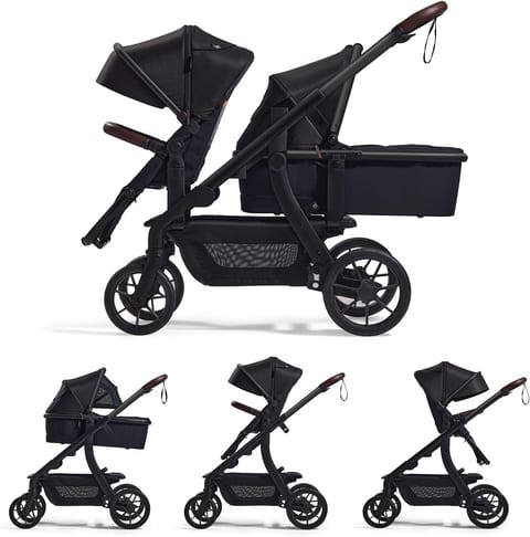 Momcozy ChangeGo Baby Stroller, Convertible Single-to-Double-to-Wagon Stroller with 23 Configurations