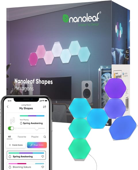 Nanoleaf Lines Hexagons Smart Lights Starter Kit