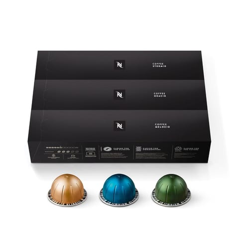 Nespresso Capsules Vertuo, Variety Pack, Medium and Dark Roast