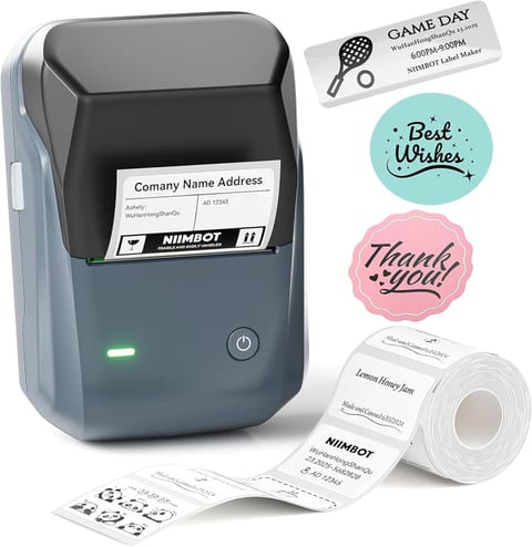 NIIMBOT B1 Label Maker Machine, Thermal Label Printer Easy to Use for