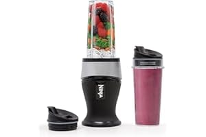 Ninja Fit Compact Personal Blender, 700W, (2) 16oz Cups, QB3001SS