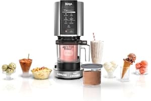 Ninja NC301 CREAMi Ice Cream Maker, for Gelato, Mix-ins, Milkshakes