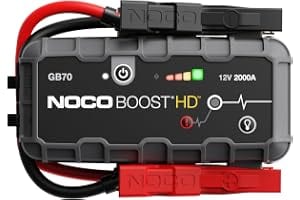 NOCO Boost GB70 2000A UltraSafe Jump Starter, 12V Lithium Battery