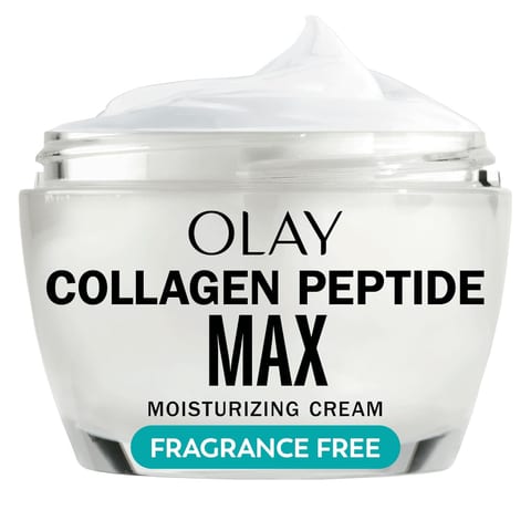 Olay Collagen Peptide Face Moisturizer, Firming Cream for Women, Fragrance-Free, Non-Greasy