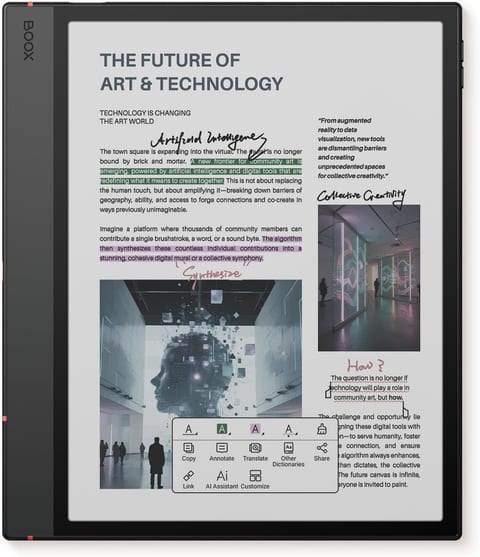 Onyx BOOX Note Air3 C Color E-Ink