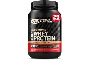 Optimum Nutrition Gold Standard 100% Whey Protein Powder, Double Rich