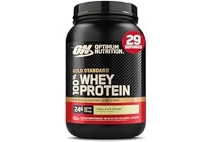 Optimum Nutrition Gold Standard 100% Whey Protein Powder, Vanilla Ice
