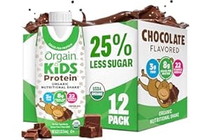 Orgain Organic Kids Protein Nutritional Shake, Chocolate - Great for