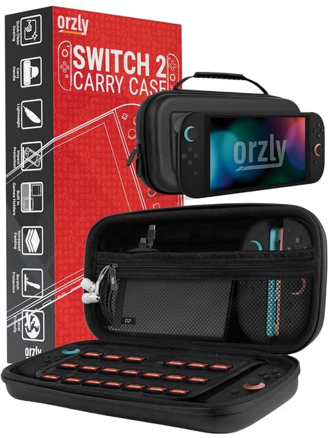 Orzly Case Compatible with Nintendo Switch 2 Protective Carry Case