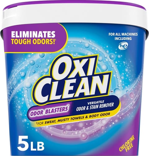OxiClean Odor Blasters Versatile Odor and Stain Remover Powder, 5 lb