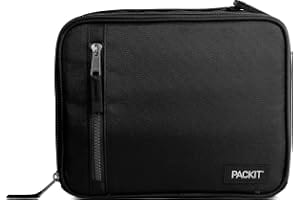 PackIt, Lunch Box Freezable Classic Black | Built-in ice packs