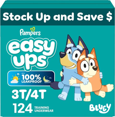 Pampers Training Pants - Easy Ups Boys & Girls Bluey - Size 3T-4T