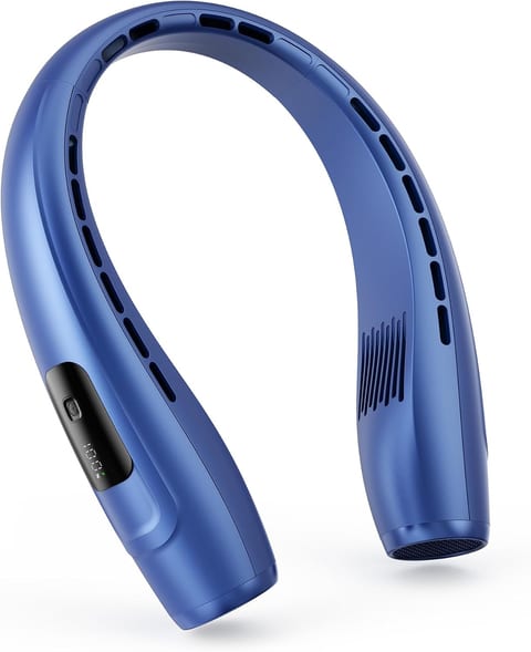 Peiyuu Neck Fan, Personal Fan with LED Indicator, USB-C Charging