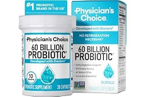 Physician's CHOICE Probiotics 60 Billion CFU - 10 Strains + Organic