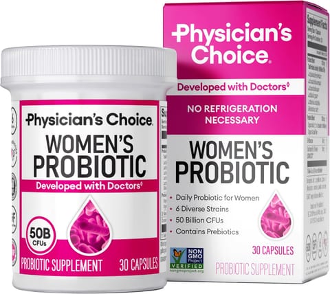 Physician's CHOICE Probiotics for Women - PH Balance, Digestive, UT