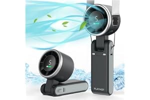 PlayHot Portable Handheld Turbo Fan, 5 Gear Wind, USB-C Rechargeable