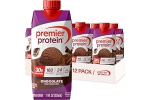Premier Protein 30g High Protein Shake, Chocolate, 12 Pack | 160