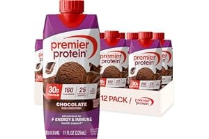 Premier Protein Shake, Chocolate, 30g High Protein, 12 Pack | 160