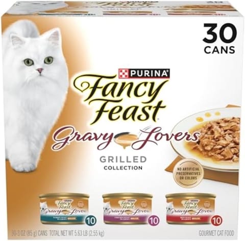 Purina Fancy Feast Gravy Lovers Poultry and Beef Grilled Gourmet Wet