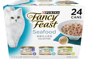 Purina Fancy Feast Grilled Wet Cat Food Seafood Collection in Wet Cat
