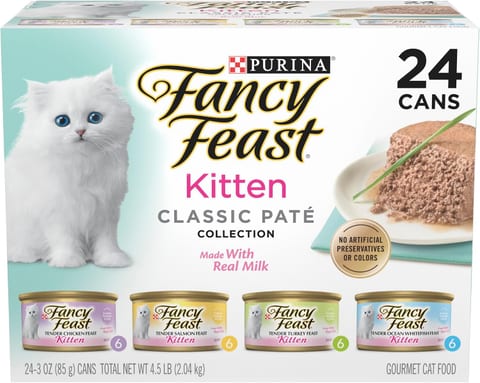 Purina Fancy Feast Tender Ocean Whitefish, Turkey, Chicken and Salmon