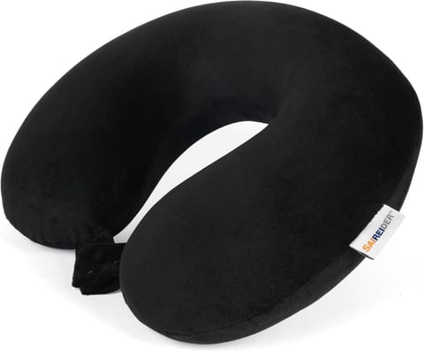 SAIREIDER Travel Pillow 100% Pure Memory Foam Travel Neck Pillow