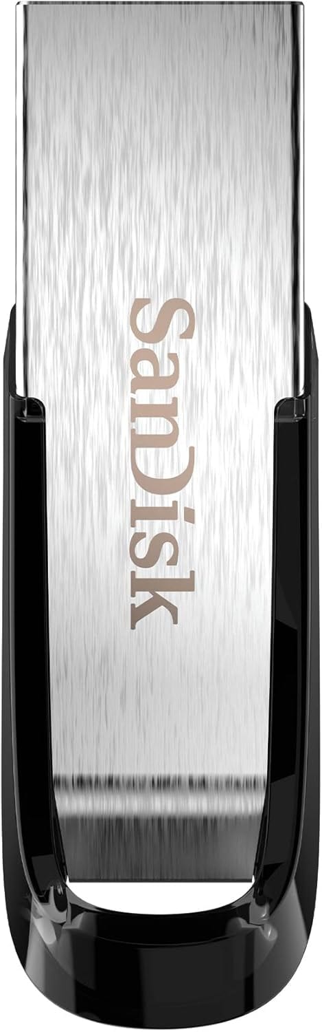 SANDISK 128GB Ultra Flair USB 3.0 Flash Drive, SDCZ73-128G-G46, Black