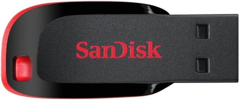 SANDISK 32GB Cruzer Blade USB 2.0 Flash Drive- SDCZ50-032G-B35, Black
