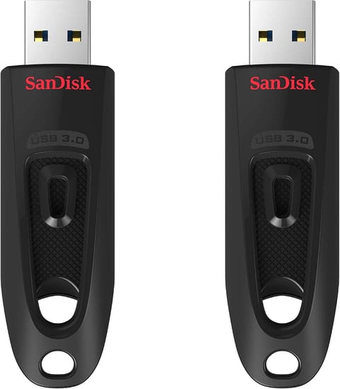 SANDISK 64GB 2-Pack Ultra USB 3.0 Flash Drive (2x64GB)