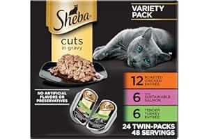 Sheba Perfect Portions Cuts Wet Cat Food, Multipack, 2.6 oz, 24 ct |
