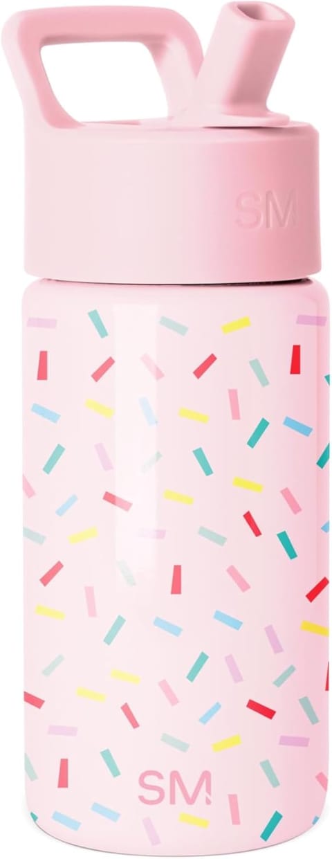 Simple Modern Kids Water Bottle with Straw Lid | 14oz Insulated