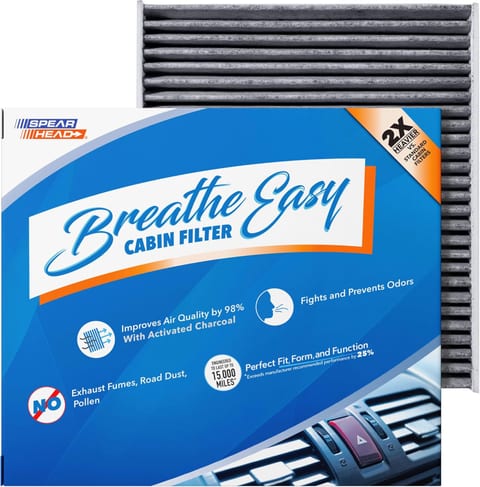 Spearhead Odor Defense Breathe Easy AC & Heater Cabin Air Filter