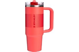 STANLEY Quencher ProTour Flipstraw Tumbler, 30 oz, Hot Coral Fade
