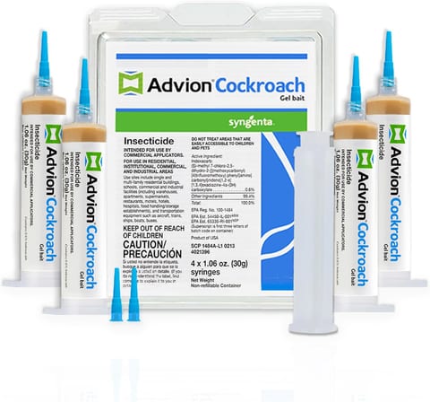 Syngenta 383920 Advion Cockroach Gel Bait 4 X 30 Gram Tubes Roach