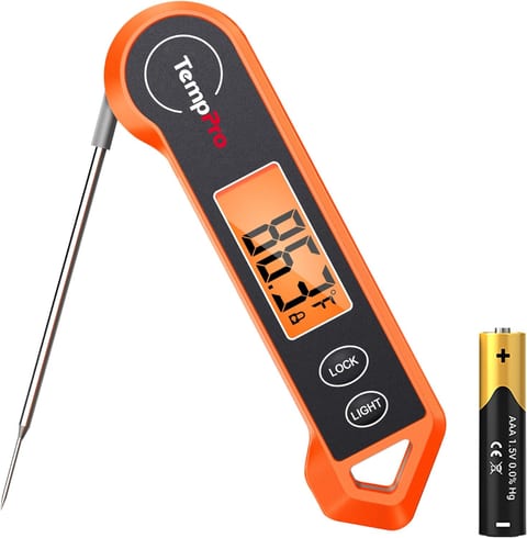 TempPro TP19H 1 Sec Digital Meat Thermometer for Cooking | Instant