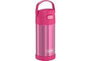 THERMOS FUNTAINER Water Bottle with Straw, 12oz, Pink