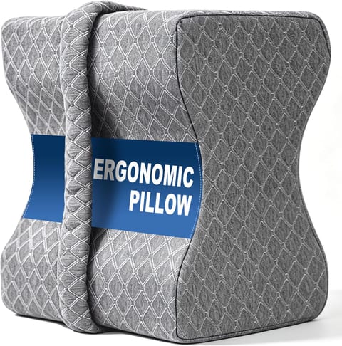 UJPFEO Knee Pillow for Side Sleepers, Leg Pillow for Sciatica, Back