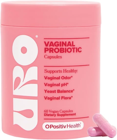 URO Vaginal Probiotics for Odor, Flora & pH Balance – 30-Day Supply
