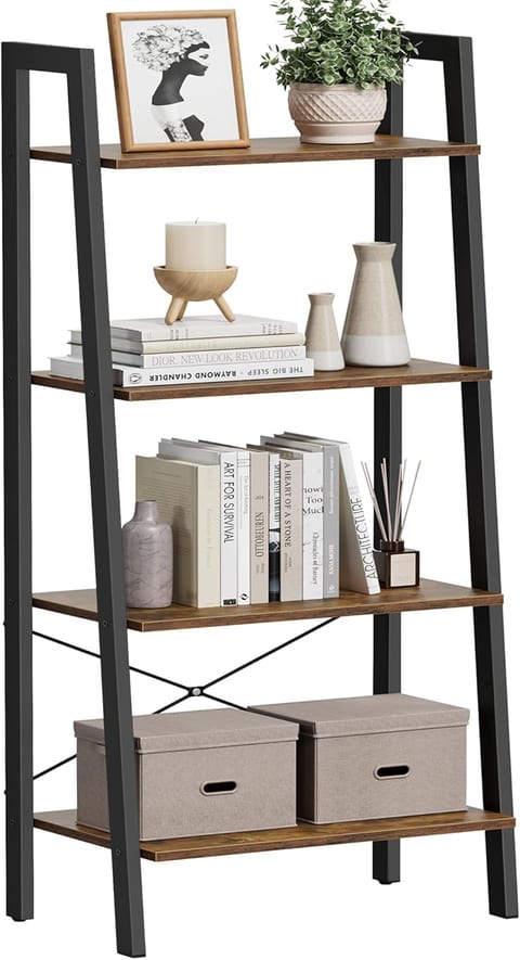 VASAGLE Industrial Ladder Shelf