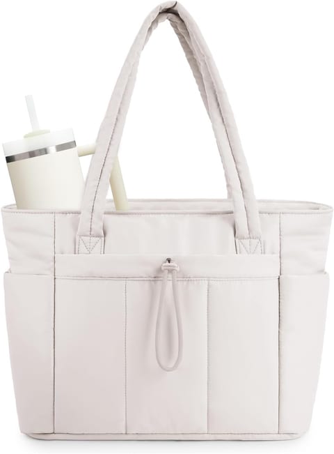 Wandering Nature Tote Bag for Women, Puffy Handbags for Work, Travel